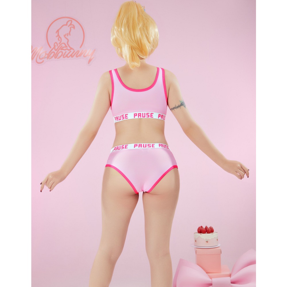 モブニー-ピーチのエキゾチックなスポーツブラレット,タンクト - Bralette Triangle Set のレビューと価格