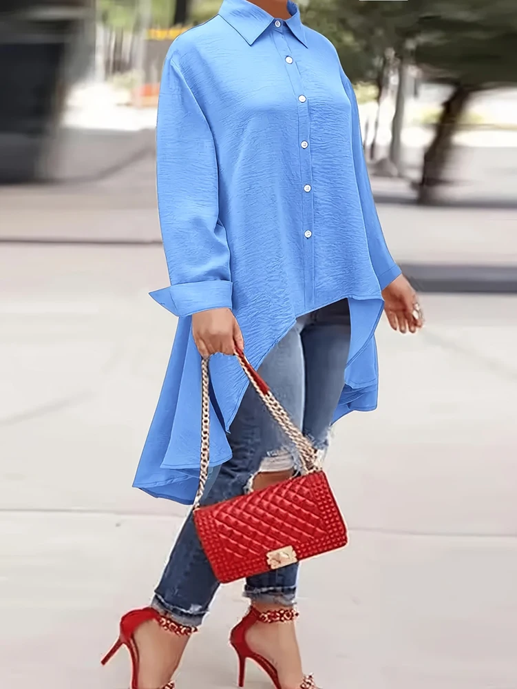 プラスサイズ 2025 春夏の新女性のソリッドカラーシングル - Blouse Off Shoulder のレビューと価格