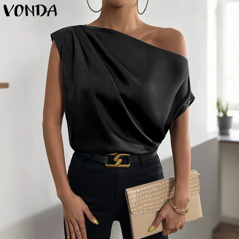 プラスサイズ 5XL VONDA レディースブラウス 202 - Blouse Off Shoulder のレビューと価格