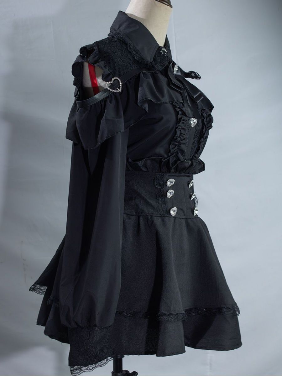 サブカルチャーJK制服2点セット オフショルダー スウィート - Blouse Off Shoulder のレビューと価格