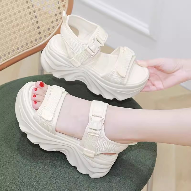 新しいビーチ女性プラットフォームサンダルデザイナー高揚通気性 - Wedge Espadrille Women のレビューと価格