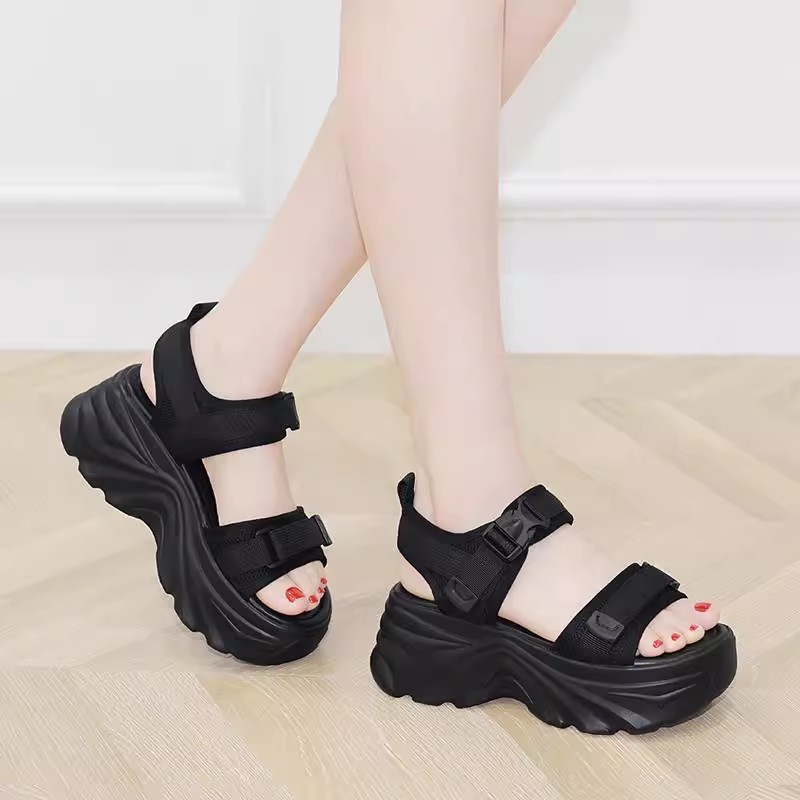 新しいビーチ女性プラットフォームサンダルデザイナー高揚通気性 - Wedge Espadrille Women のレビューと価格