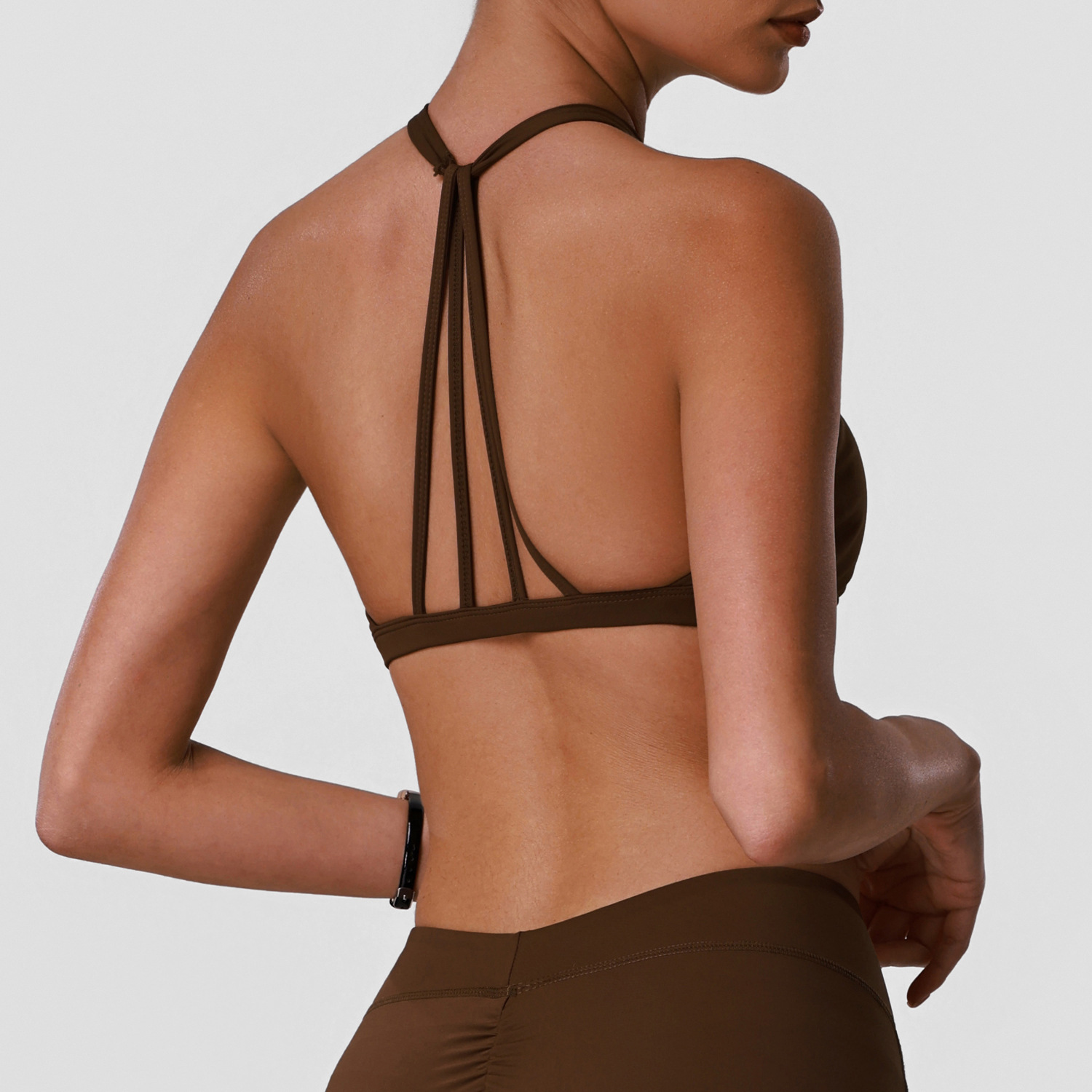女性ソフトスポーツ下着無地高衝撃ジムヨガブラ通気性速乾フィッ - Crop Top Crochet のレビューと価格
