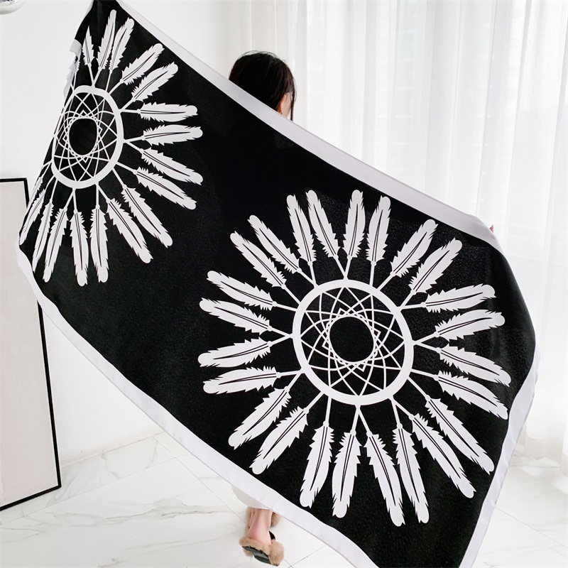 女性用コットンとリネンのビーチドレス,ビキニの上に着るサロン - Linen Dress Wrap のレビューと価格